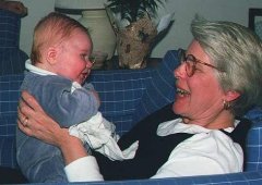P.J. and Nanny at 1 year